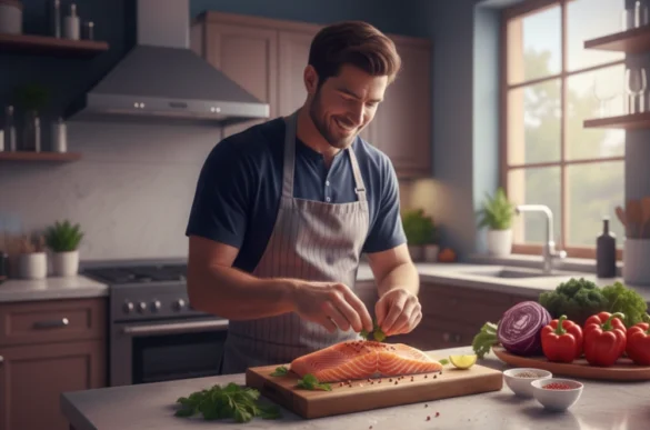 Benefícios do salmão, esse peixe rico em ômega-3 melhora a saúde.