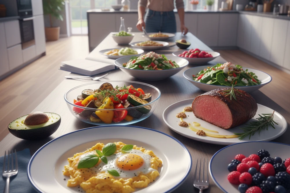 Cardápio low carb, montar refeições práticas, variadas e saborosas para emagrecer e evitar monotonia