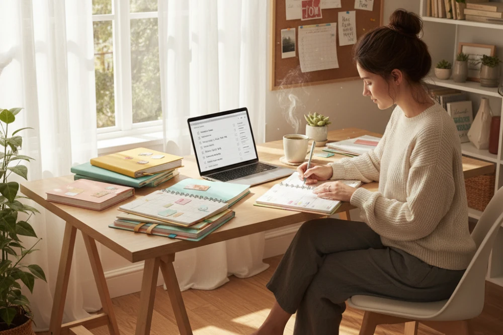 Como organizar a rotina, reduzir a carga mental e criar dias mais leves, produtivos e equilibrados.